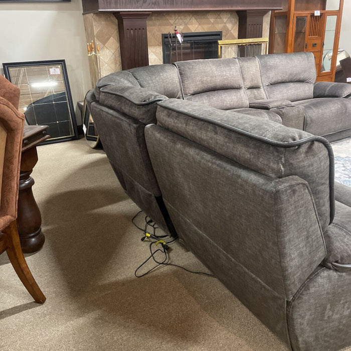 Dark Grey Powered Sectional(BCHH)