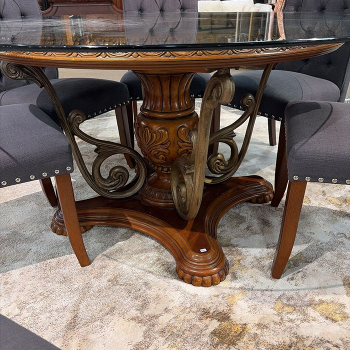GT/Stone Inlay DR Table w/ 6CH(MKH)
