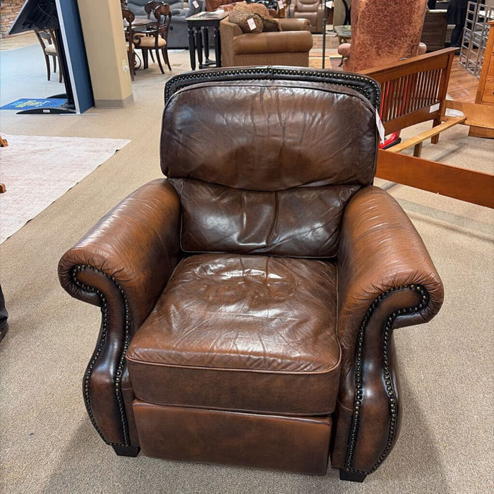 NH Brown Leather Chair(LSH)