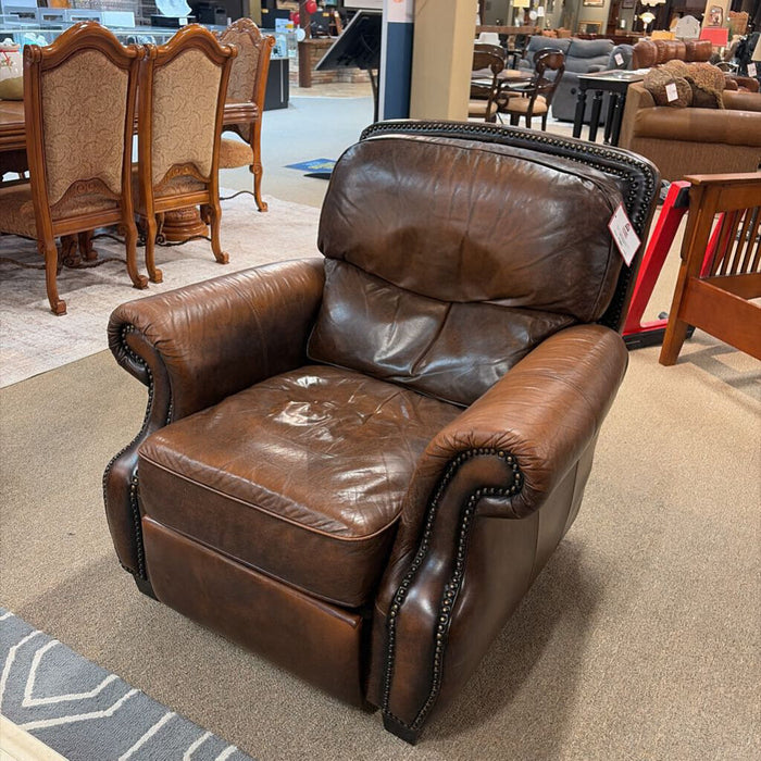 NH Brown Leather Chair(LSH)
