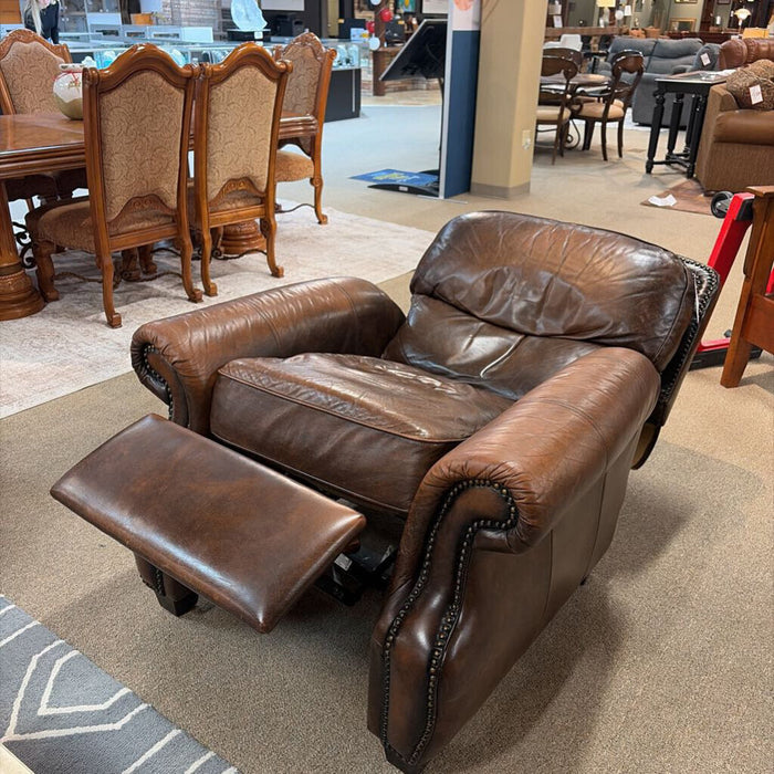NH Brown Leather Chair(LSH)
