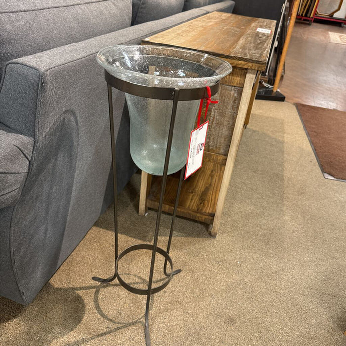 Large Rot Iron Candle Holder (LS)