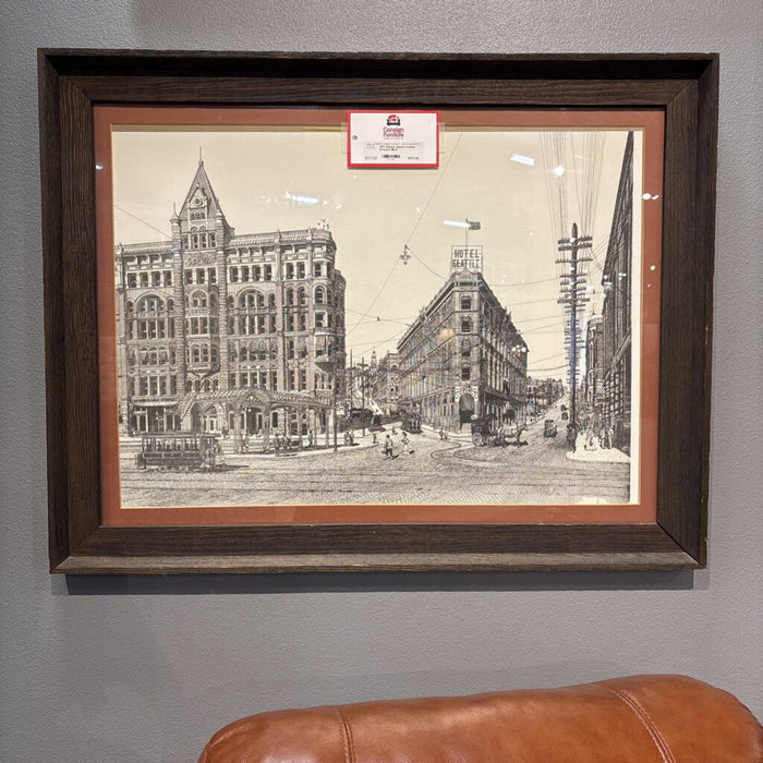 Pioneer Square Framed Artwork (BLA)