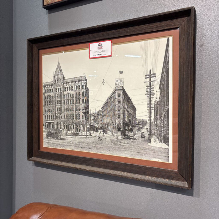 Pioneer Square Framed Artwork (BLA)