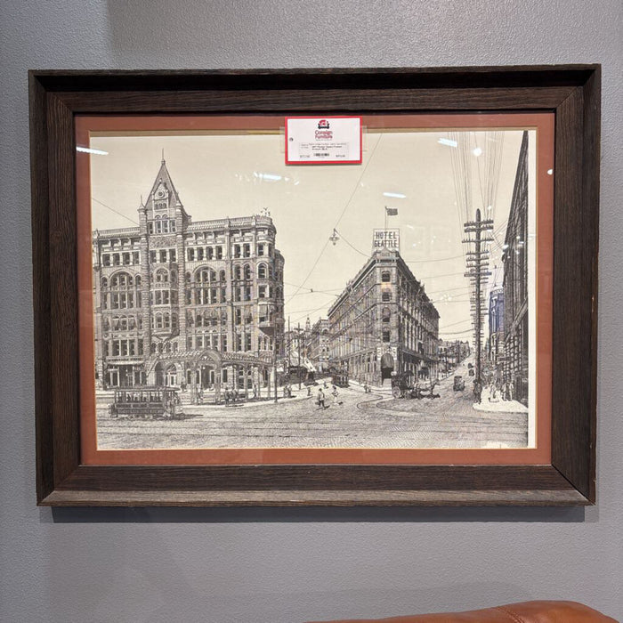 Pioneer Square Framed Artwork (BLA)