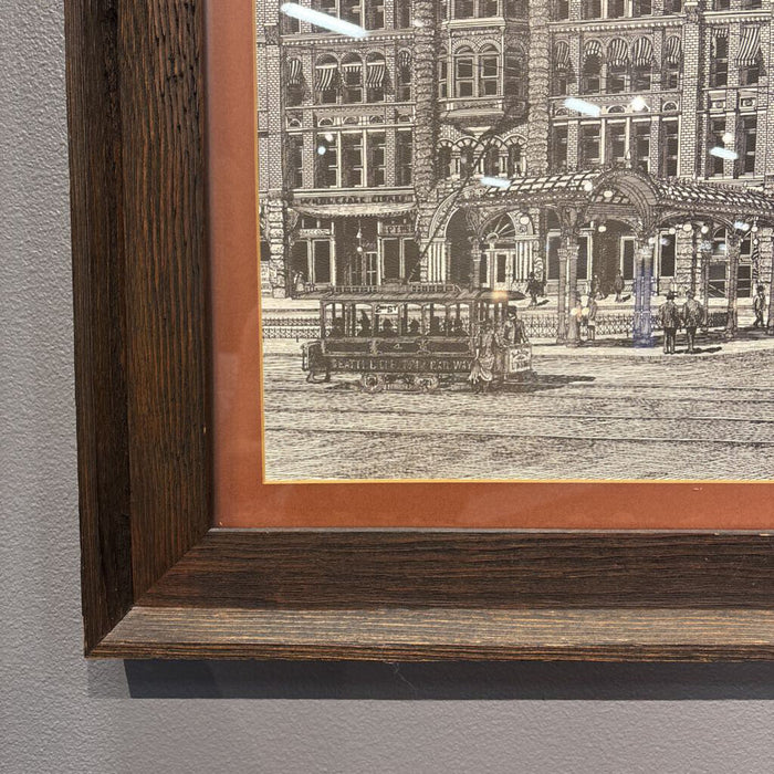 Pioneer Square Framed Artwork (BLA)