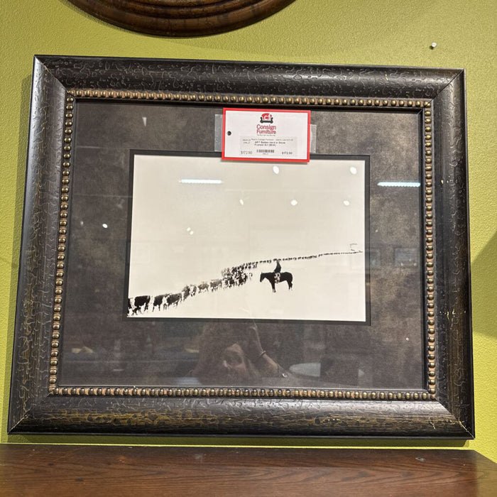 Belden Herd in Snow Framed Art (BHA)