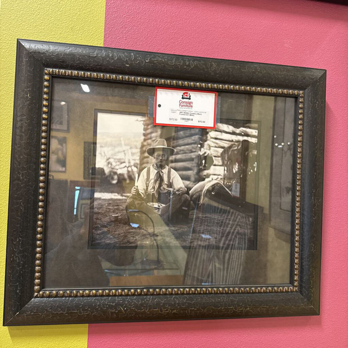 Belden Cowboy Black Framed Art (BHA)