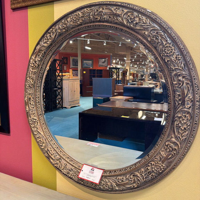 Round Ornate Frame Mirror (SK)