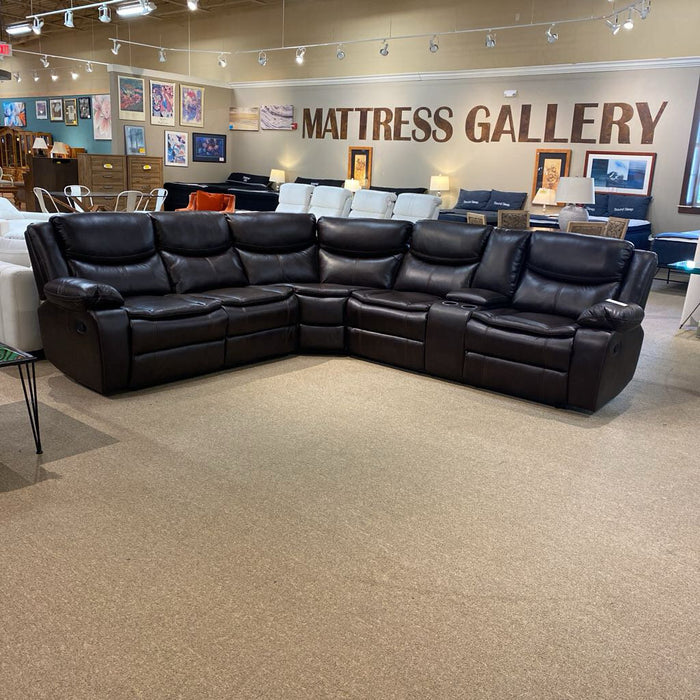 Bastrop Brown 3PC Sectional (LLHH)