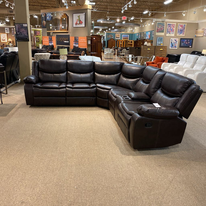 Bastrop Brown 3PC Sectional (LLHH)