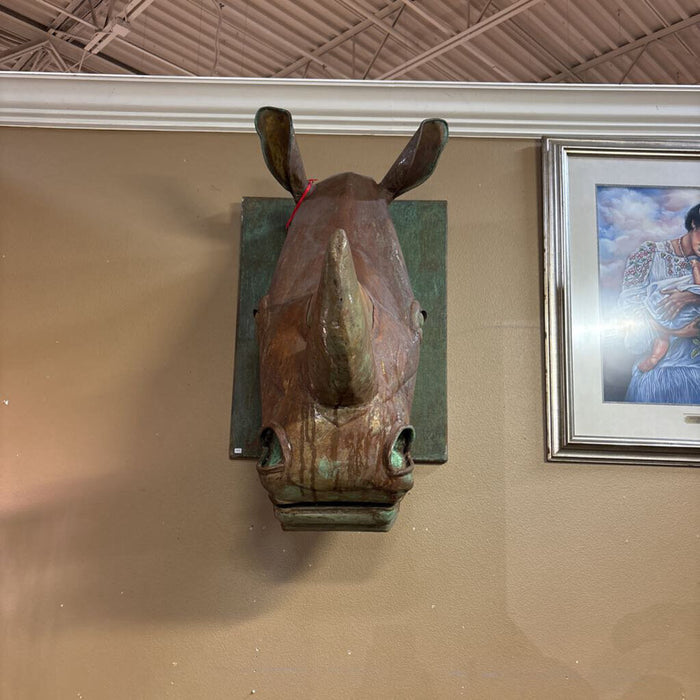 Large Metal Rhino Head(MKH)