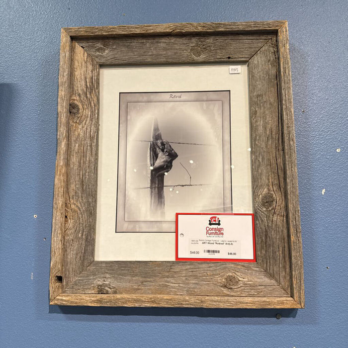 Wood "Retired" Art(LS)