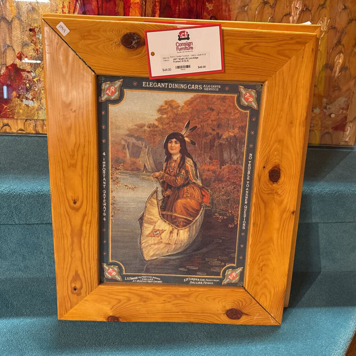 Small LW Live-Edge Framed Art(LS)