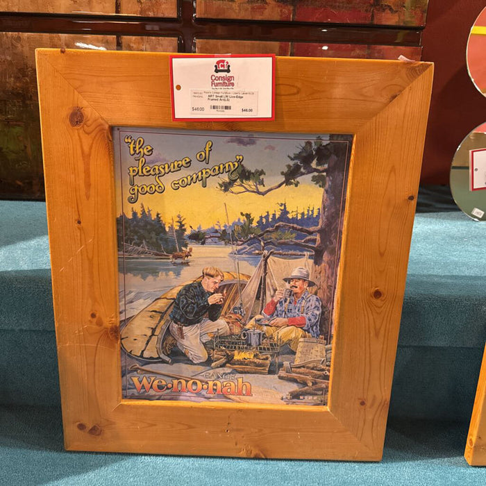Small LW Live-Edge Framed Art(LS)