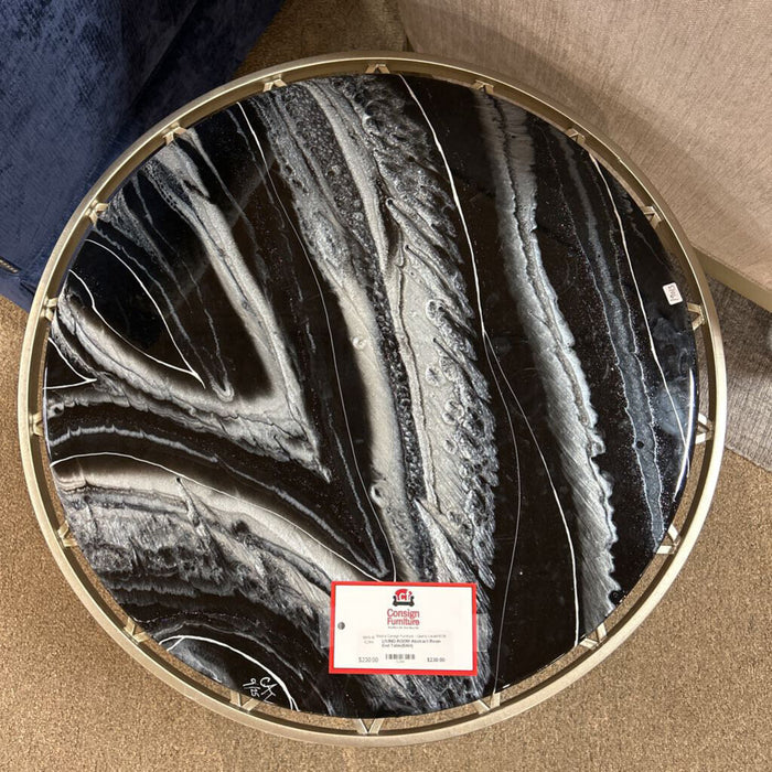 Abstract Resin End Table(BAH)