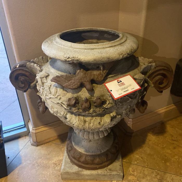 Outdoor Stone Ornate Planter(SK)