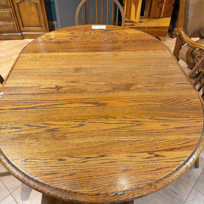 Oak DR Table w/ 4CH's+1LF(LSH)