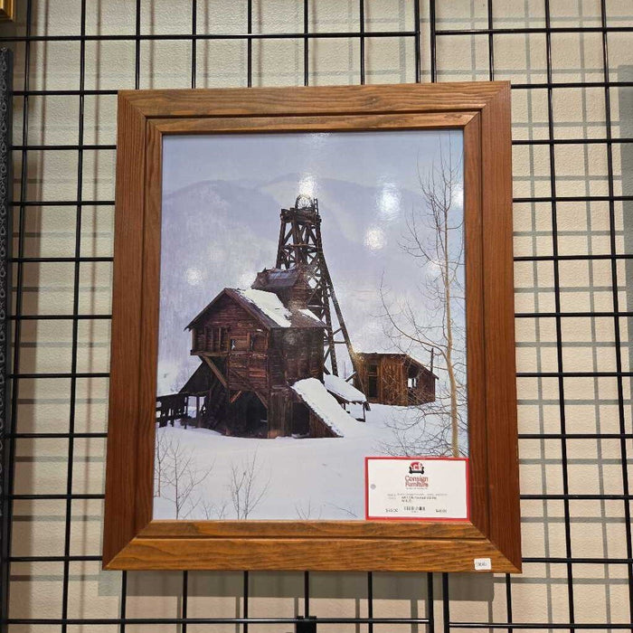 DW Framed Old Mill Art(LS)