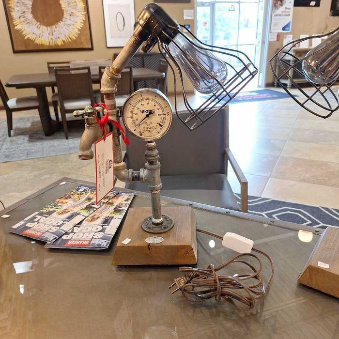 Left Sided Industrial Table Lamp (TK)