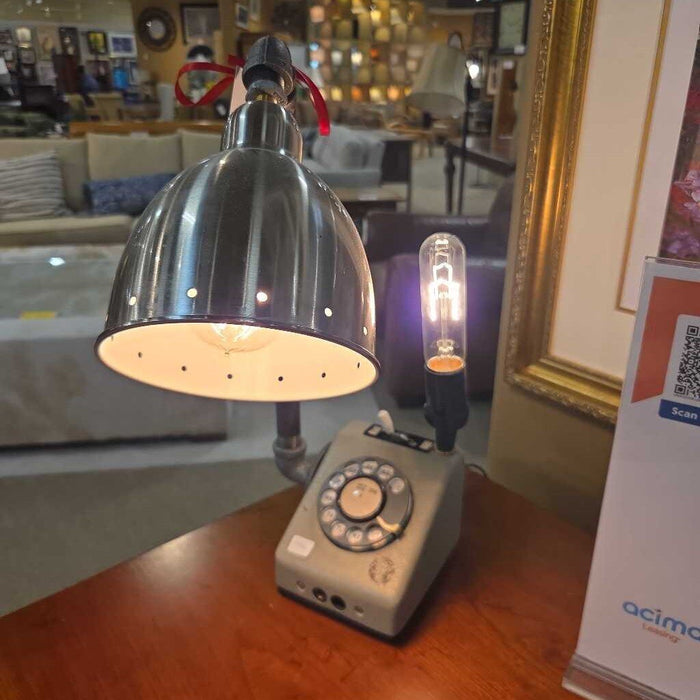 Old Phone Base Table Lamp (TK)