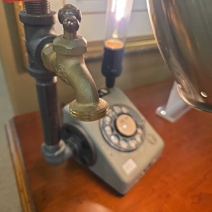 Old Phone Base Table Lamp (TK)