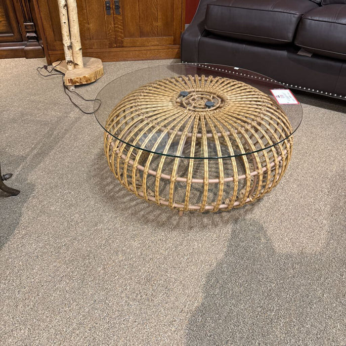 MCM Rattan Ottoman(BII)