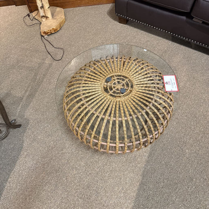 MCM Rattan Ottoman(BII)