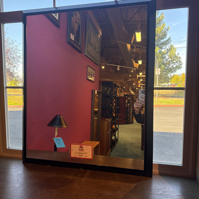 Black Framed Accent Mirror(MK)