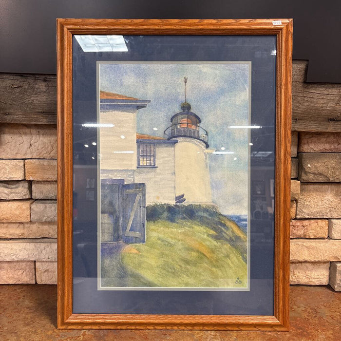 Light House in Brown Frame (AT)