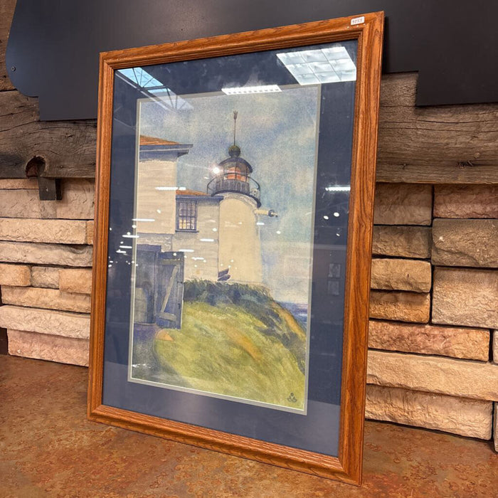 Light House in Brown Frame (AT)