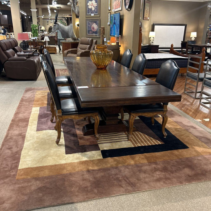 American Rustic Dining Table + 6 Chairs (LKLK) (