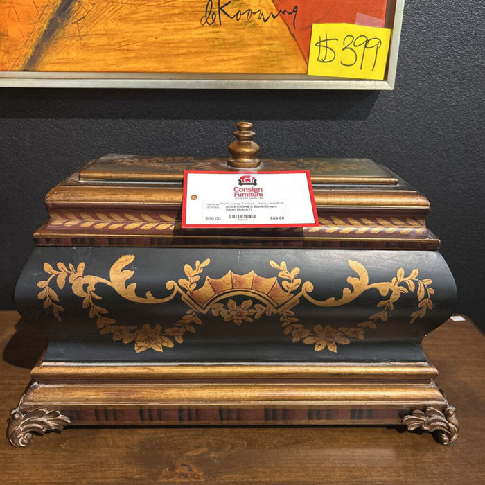 Black/Ornate Asian Box(AT)