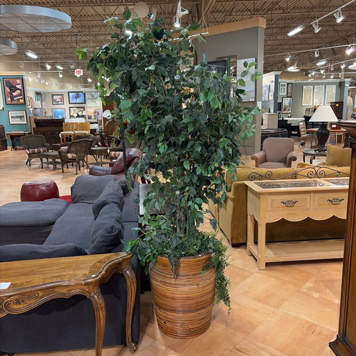 Large Wicker Vase Faux Plant/Tree(BHA)