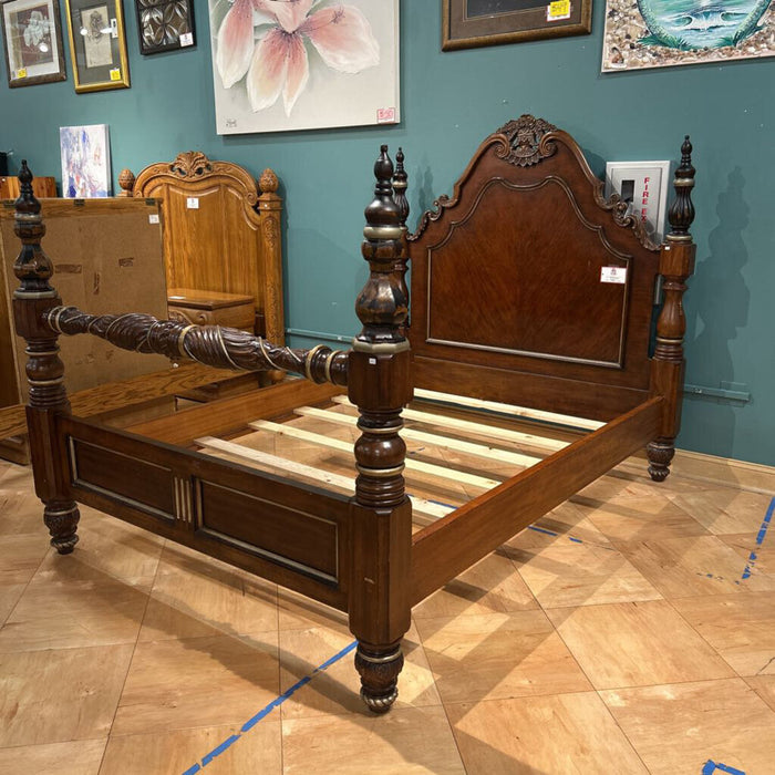 DW 4-Poster Ornate Full Bedframe(LSH)