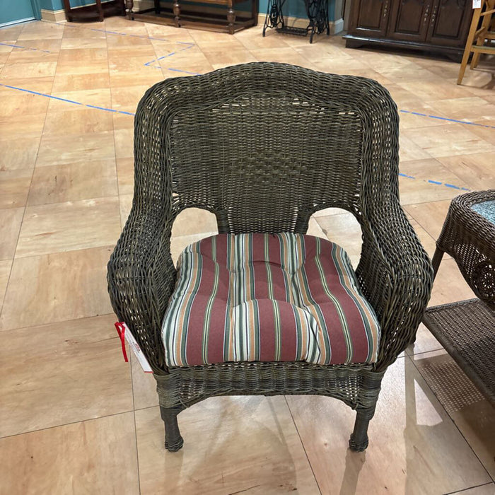 Wicker Chair w/ Cushion(KL)
