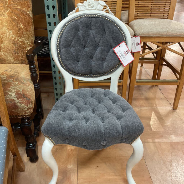 White Wood/Fabric NH DR Chair(AT)