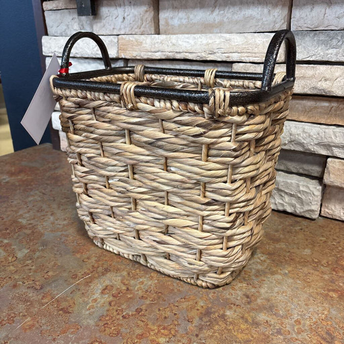 Woven Metal Rim Basket (LS)