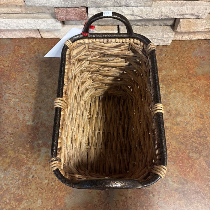 Woven Metal Rim Basket (LS)
