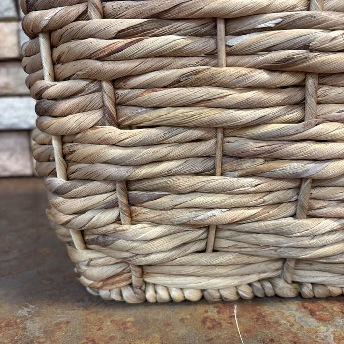 Woven Metal Rim Basket (LS)