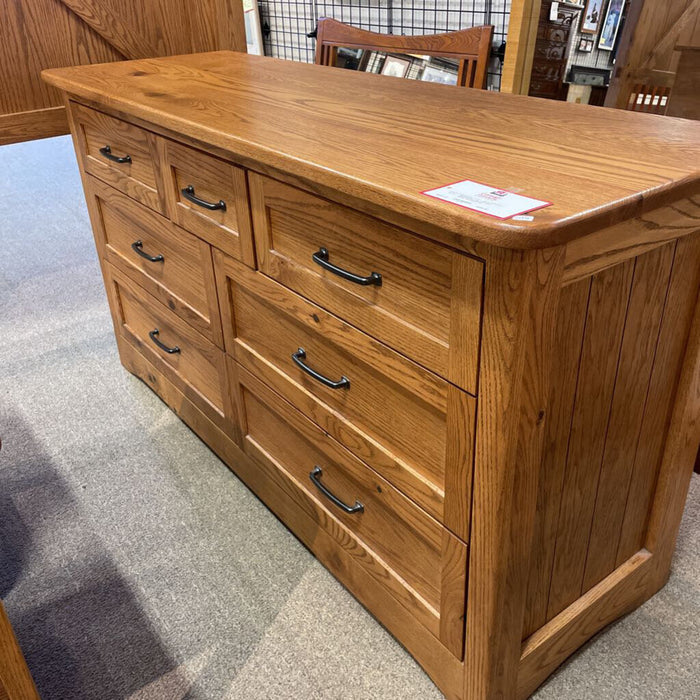 Long 7-Drawer Rustic Dresser(KHK)