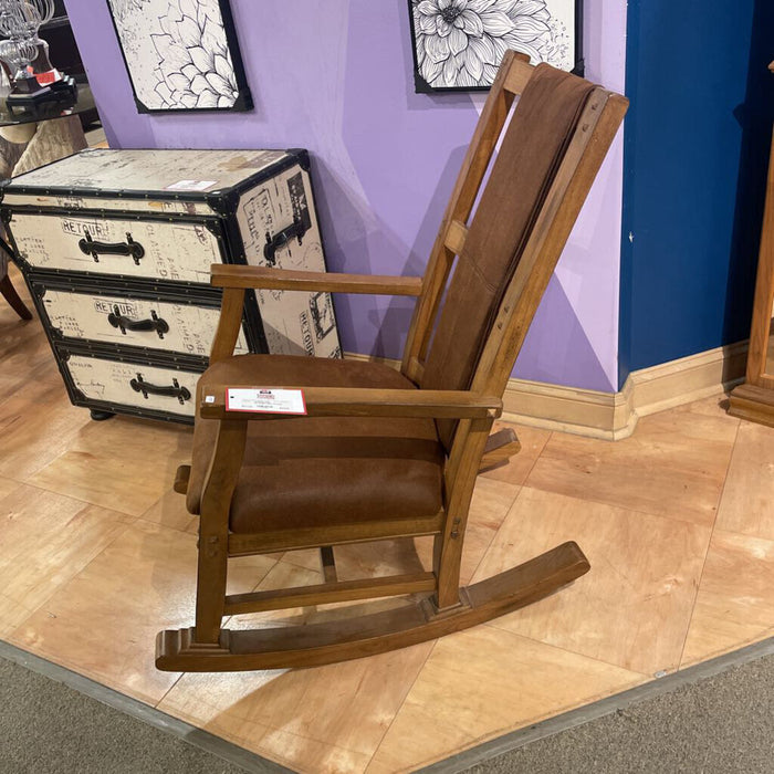Wood/Microfiber Rocking Chair(BHA)