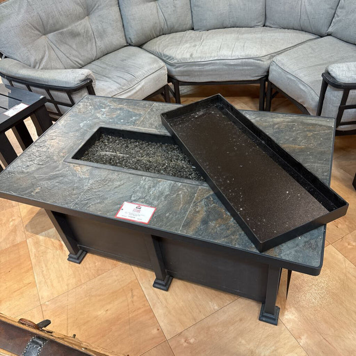 Grey Patio Firepit Coffee Table(ALK)