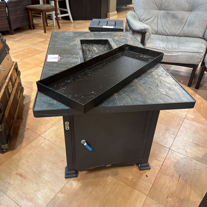 Grey Patio Firepit Coffee Table(ALK)