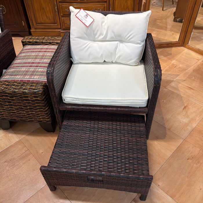 Patio Chair w/ Ottoman (AT)