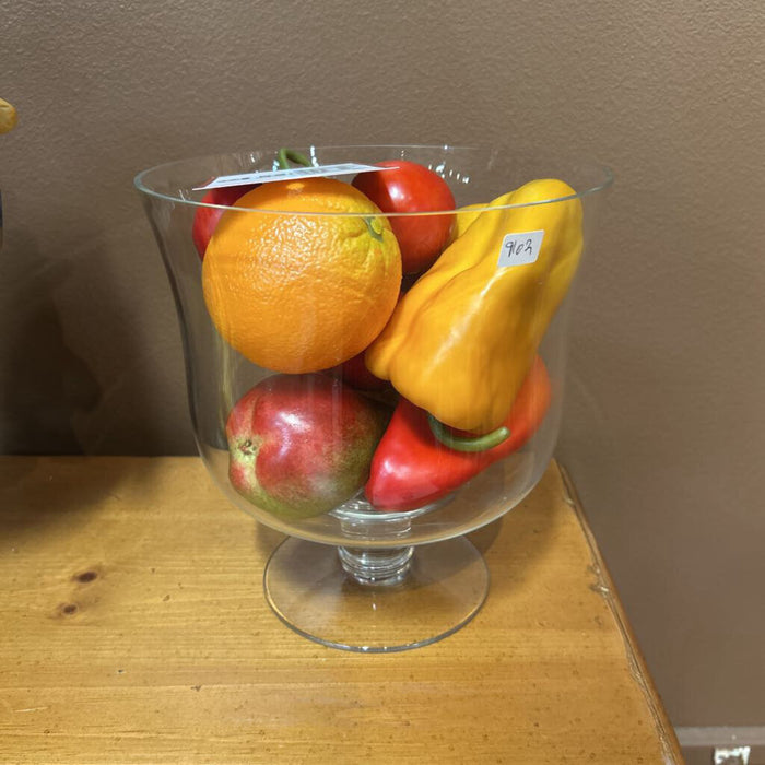 Glass Vase + Fruits/Veggies (BA)