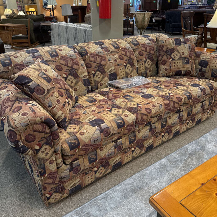 Patterned Sleeper Sofa (ALK)