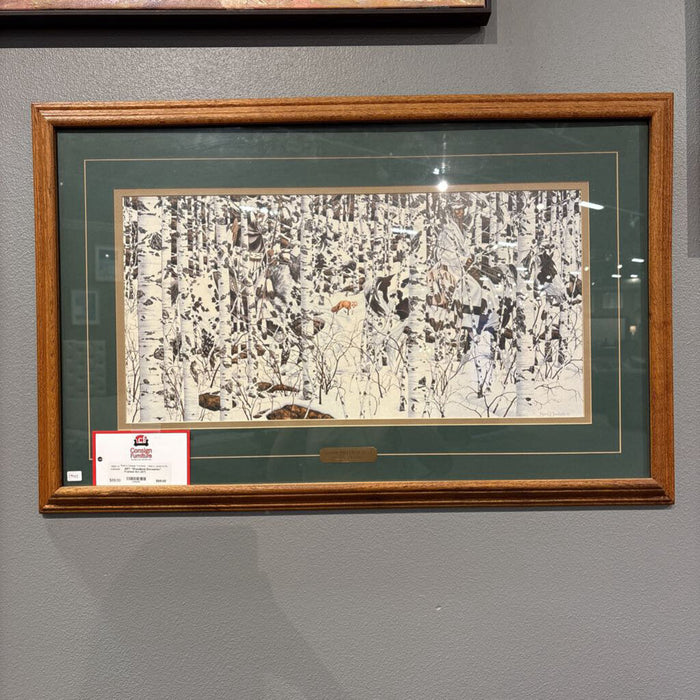 "Woodland Encounter" Framed Art (AT)