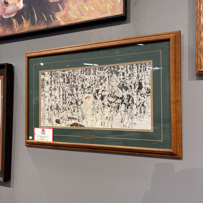 "Woodland Encounter" Framed Art (AT)