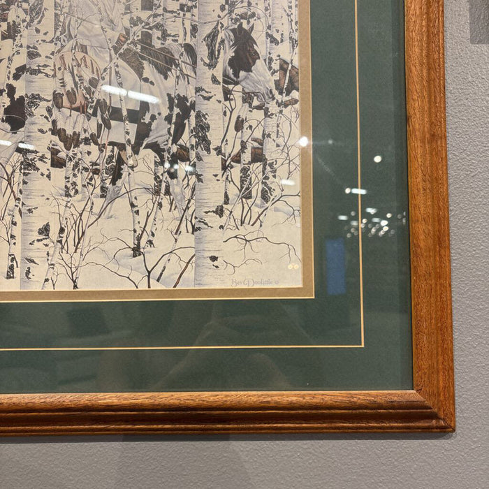 "Woodland Encounter" Framed Art (AT)